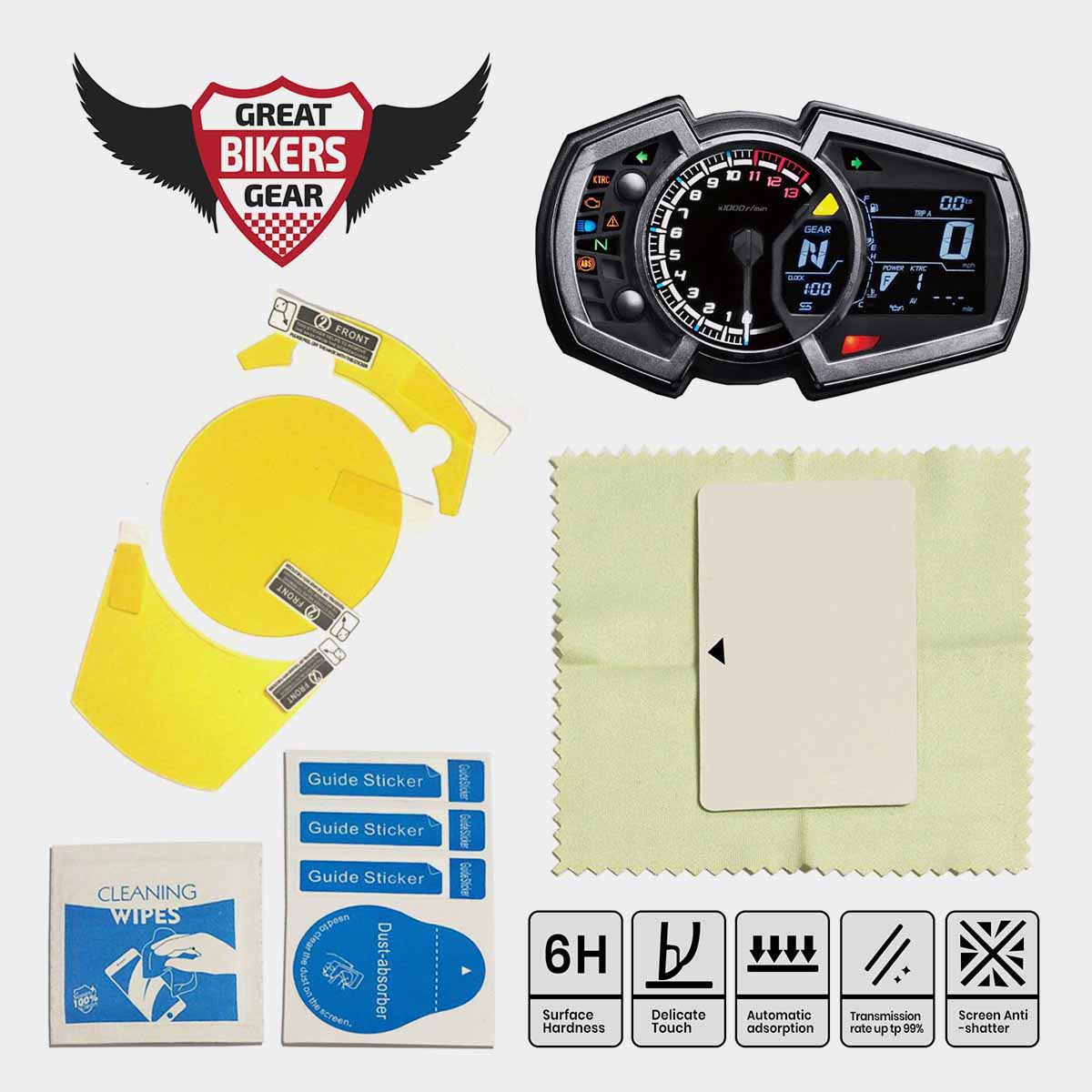 Dashboard Screen Protector For Kawasaki Ninja 250