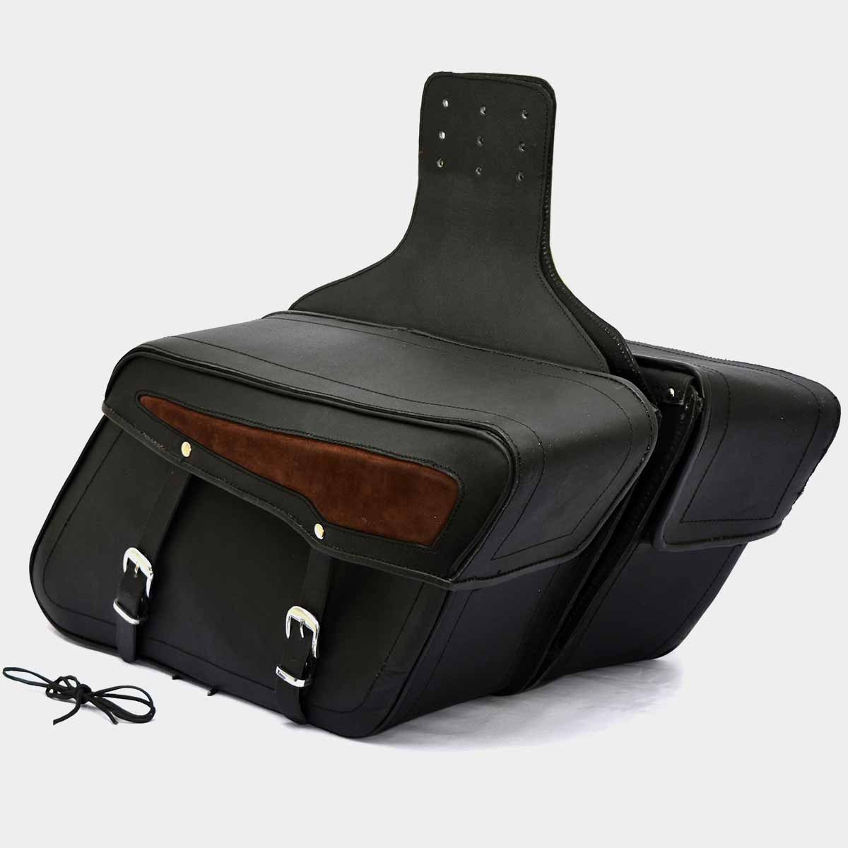 Motorcycle Leather Saddlebags For Harley Davidson