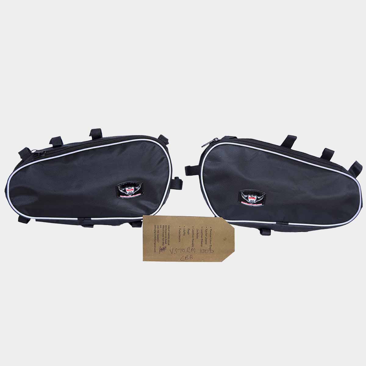 Crash Bar Tool Luggage Bags for Suzuki V-Storm 650/1000 OEM Crash bars