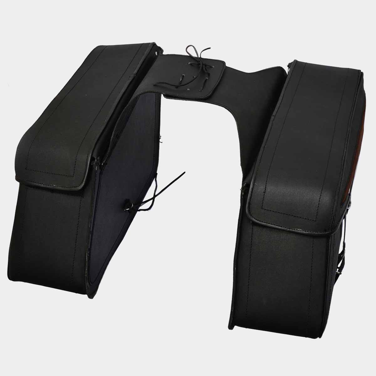 Motorcycle Leather Saddlebags For Harley Davidson - Image 4