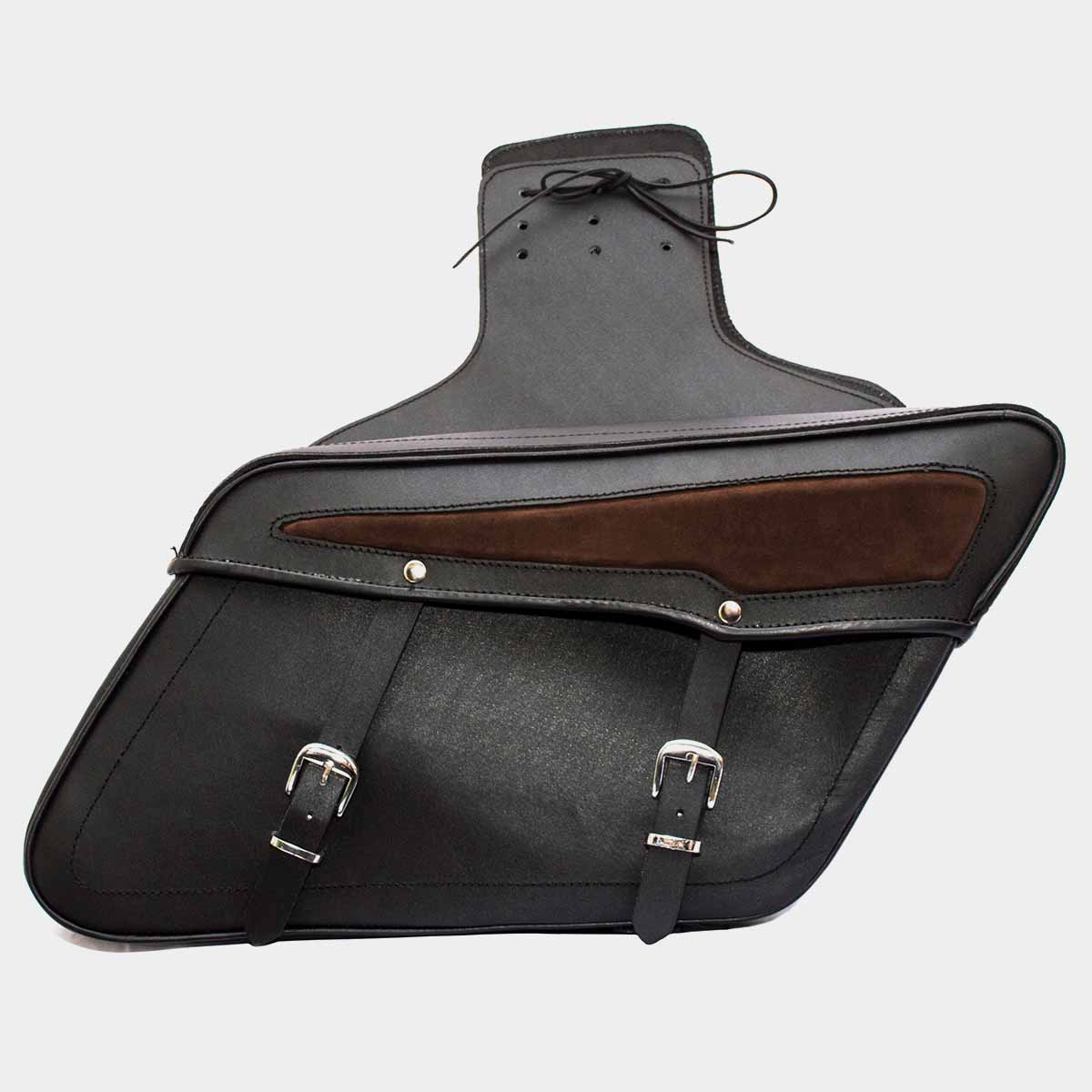 Motorcycle Leather Saddlebags For Harley Davidson - Image 6